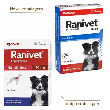 Ranivet 80mg Antiacido para caes e Gatos de_para